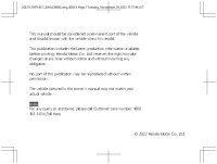 Honda Transalp XL750 - Owners Manual 2023 EN